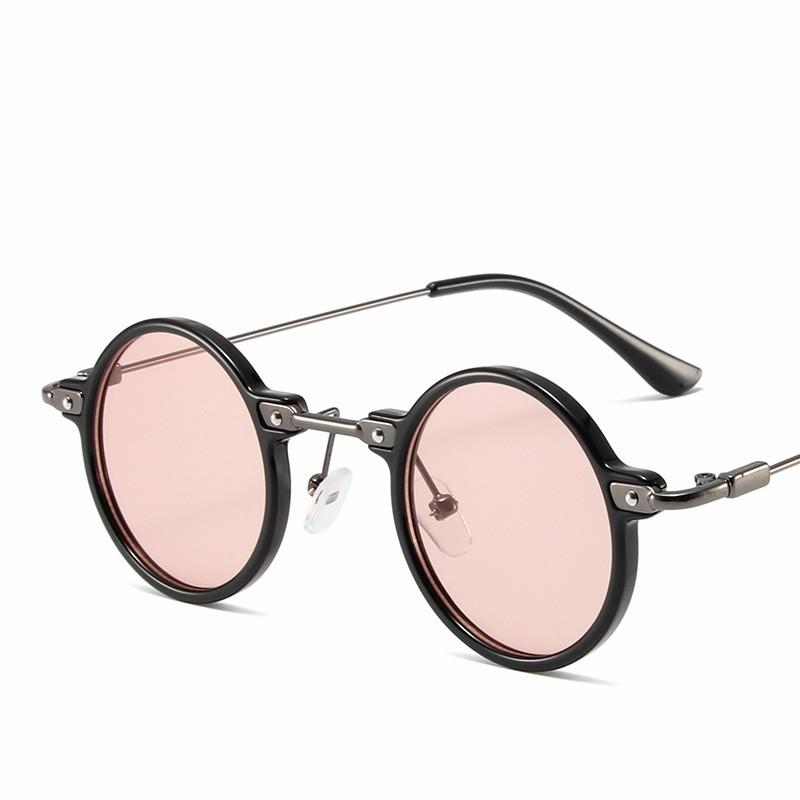 

Round Sunglasses For Men Women Retro Steampunk Sun Glasses Male Female Brand Designer Metal Frame Eyewear Shades Oculos De Sol Other