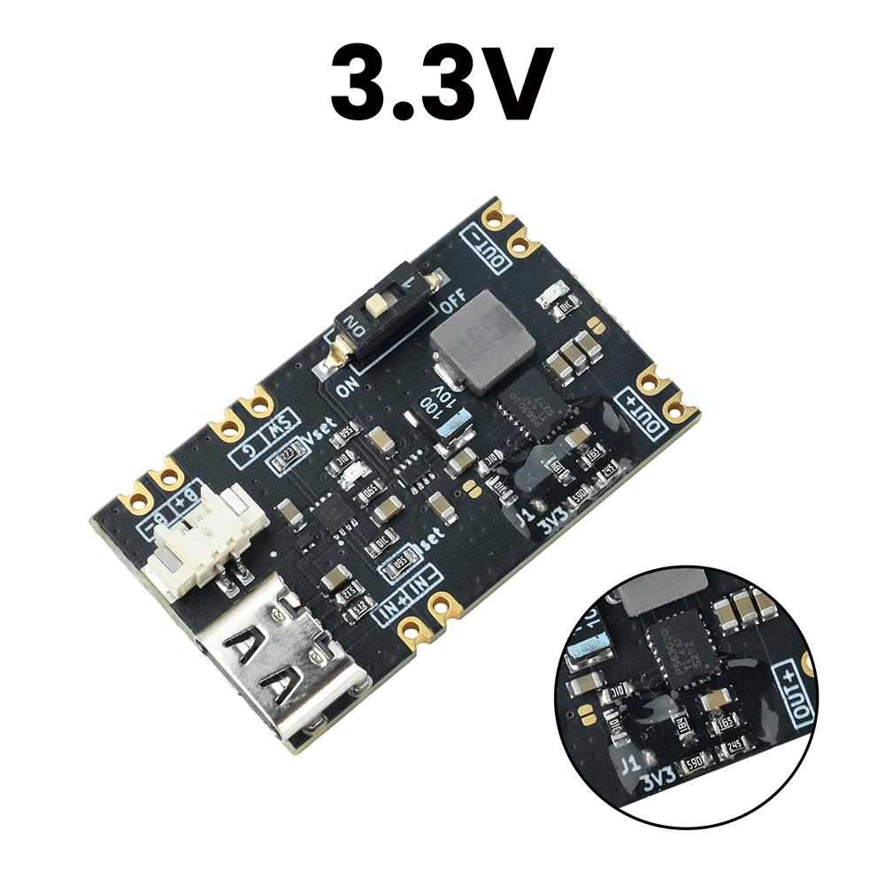3.3V/5V Output Mini UPS Uninterrupted Power Supply Module with USB Type C Charging for STM32 ESP32 Devices