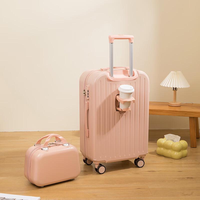 KarLot Fresh Design Luggage Set with Cup Holder 24 inch