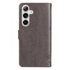 For Samsung Galaxy S25/Galaxy S24 Phone Case with Stand Cat Tree Pattern Leather Wallet Mobile Cover