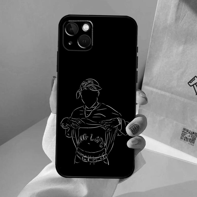 Rapper 2pac Singer Tupac Phone Case For iPhone 17 Air 16 15 14 13 11 12 Pro Max 13 12 mini 15 16 Plus 16e Cover Coque