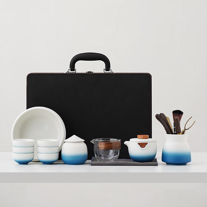 Minimalist Luxury Ceramic Kung Fu Tea Set