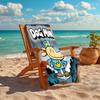 1pc DogMan1 Beach Towel, Comfortable and Thick, and Swimming/Bath/Picnic/Camping Towel, Suitable for Seaside Beaches