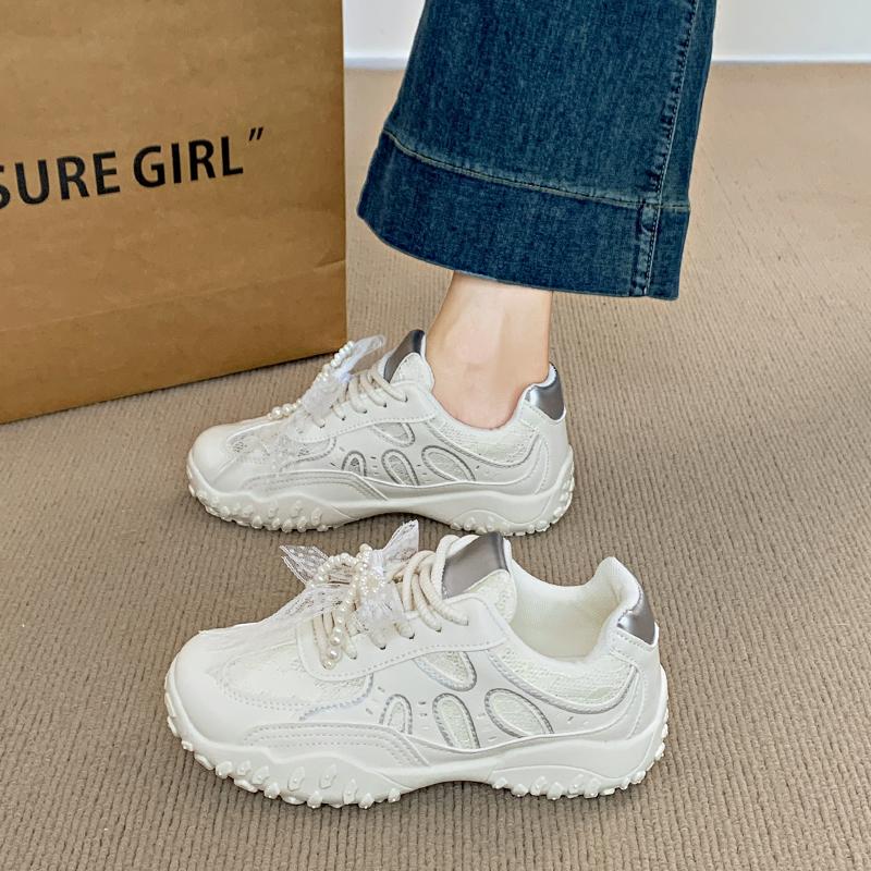 Fashion CRLAYDK Sneakers for Women Lace Hiking Tennis Fashion Summer Shoes Mesh Breathable Casual Outdoor Sports Walking Trainers