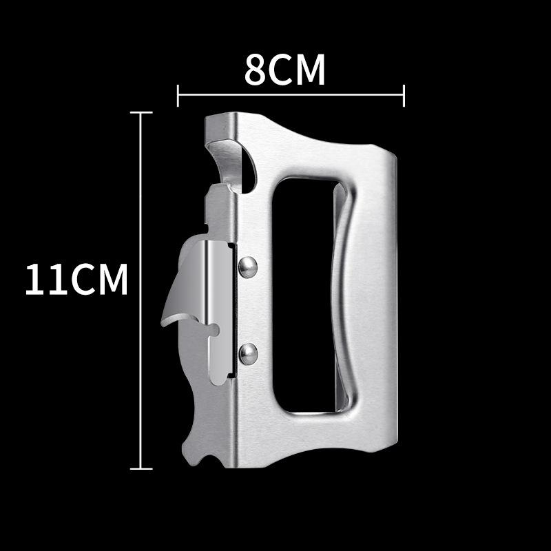 1PCS Stainless Steel Beer Can Opener Multifunction Grasp Manual Bottle Screwdriver Kitchen Gadgets Portable Multitool
