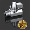 G1/2" Shower Valve 3 Way Brass Diverter Valve For Handheld Shower Head Or Bath Tap Switch Outlet T Valve Bathroom Accessories