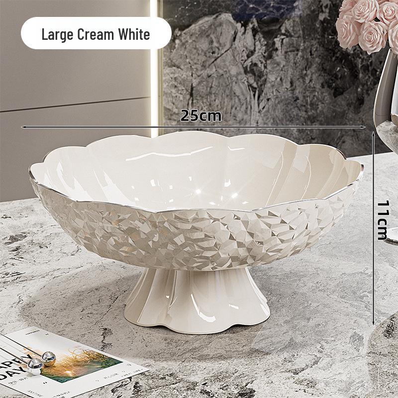 Rotating Luxury Fruit & Snack Bowl for Home or Coffee Table