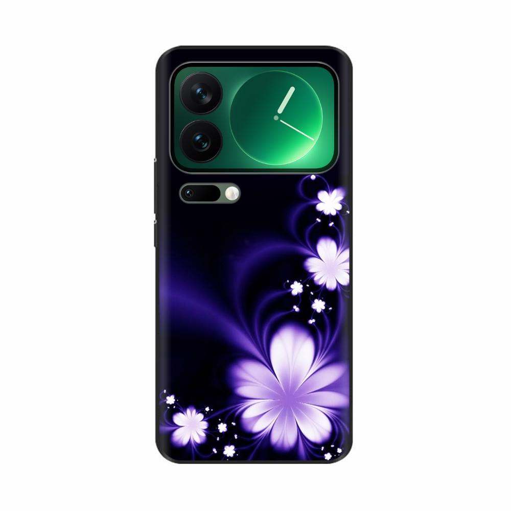 For Xiaomi Mi 17 Pro Max Case Luxury Soft Black Silicone Printed Protective Shell Back Cover Cases For Xiaomi 17 Pro Max Casing