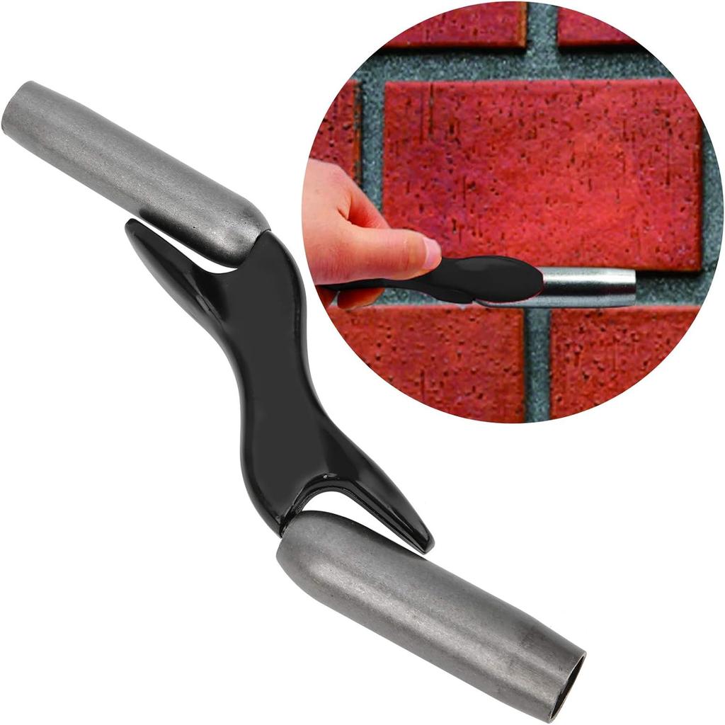 Fafeicy Brick Jointer Brick Jointer Trowel Brick Wall Beauty Stitcher Wall Joint Trimmer Handheld Builder Trimming Tool Wall Beauty Stitcher 1/2in