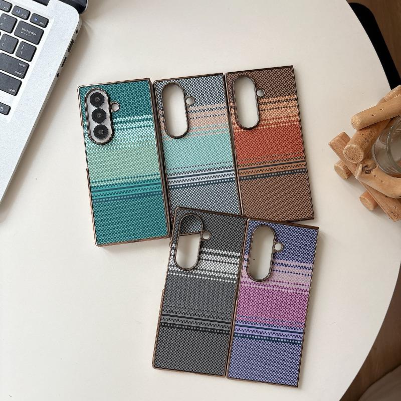 KEVLAR Textur Leder Bildschirm Schutz Klapphülle für Samsung Galaxy Z Fold 8 Ultra 7 6 5 4 3 Magnetisches Kabelloses Lade Cover
