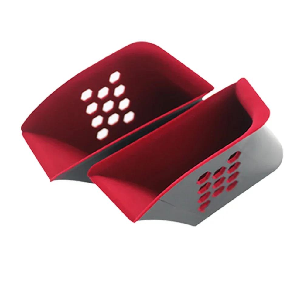 

2Pcs Car Interior Center Console Gap Armrest Holder Organizer Container Pocket Storage Box Holder For Porsche 718 911 червоний
