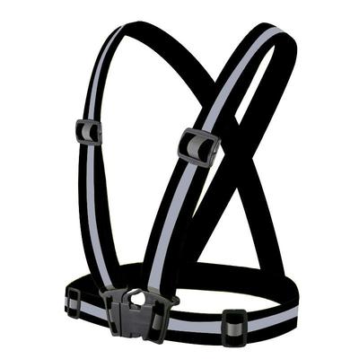 Reflective Harness for Bike, Motor, Running, Reflective Vest, Black