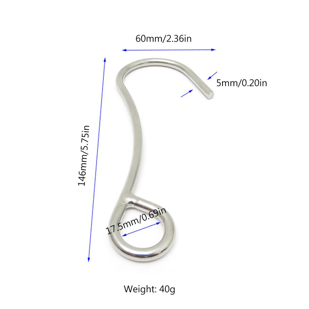 Stainless Steel Reef Hook Diving Single Hook Underwater Free Dive Reef Hook Replacement Snorkeling Gear Easy-to Use