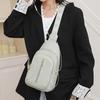 Women's Chest Bag Soft Leather Crossbody Bag Travel Shoulder Bag