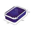 PEARL METAL Lennon D-2321 Lunch Box, 650cm, Blue, Made In Japan, Tsubame-Sanjo