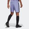 Adidas Real Madrid Mens Football Series Striped Comfortable Quick-Dry Breathable Shorts Men Shorts Light-Purple H18494