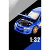 1/32 Subaru Impreza WRX STI Supercar Diecast Model Alloy Metal Car Classic Love Collection Hobby Birthday Gifts with Friend