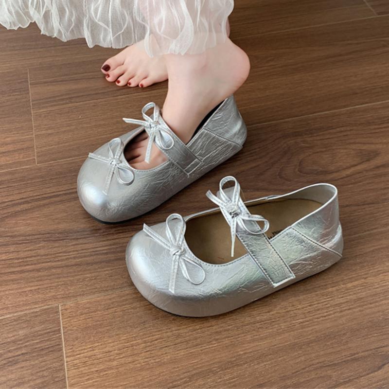 2026 Bow Flats Women Loafers Shoes Fashion Mary Jance Dress Shoes Lolita Designer Woman Sneakers Autumn New Cozy Ladies Zapatos