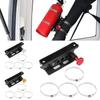 Car Fire Extinguisher Stand For Jeep Wrangler Sport/ Unlimited/ JK Adjustable Fire Extinguisher Holder Fixed Bracket Accessories
