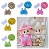 1 set Hat Sitting Party Labubu Doll Clothes Strap Pants Mini Cotton Doll's Clothes  Kids Girls Toys