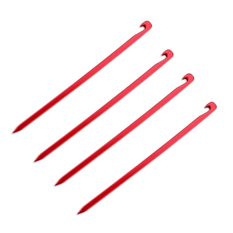 10 Pcs Tent Peg Camping Stakes Yard Lawn Peg for Fixing Tent Tarps Awning Mat