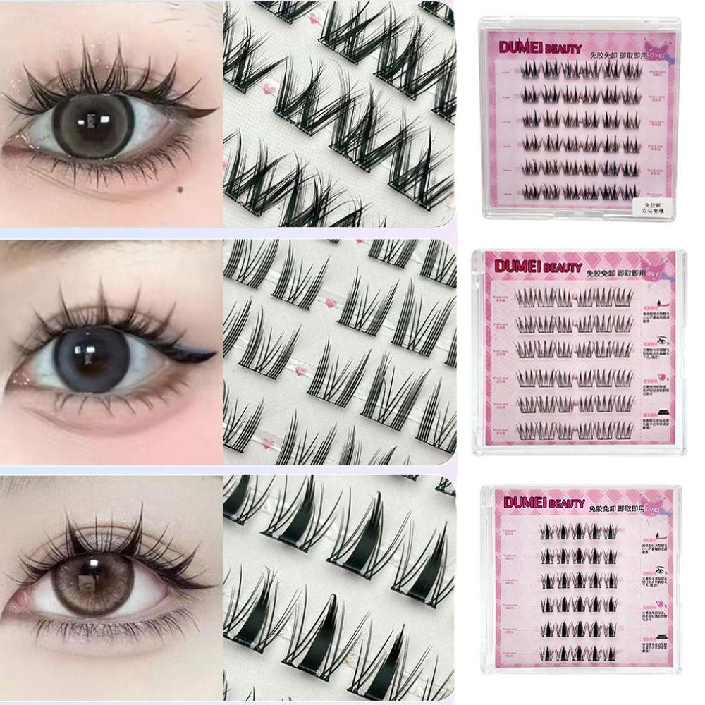 

Makeup Adhesive False Eyelashes Sweet Glue Free Fake Lashes Grafting Lashes Style 1