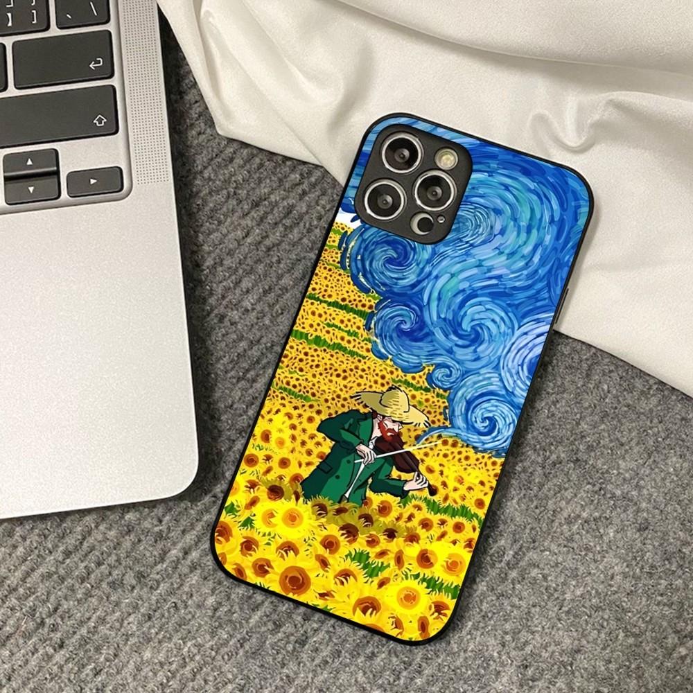 Van Gogh Phone Case For iPhone 14 11 12 13 Mini Pro Max 8 7 6 6S Plus X SE 2020 XR XS Funda Case