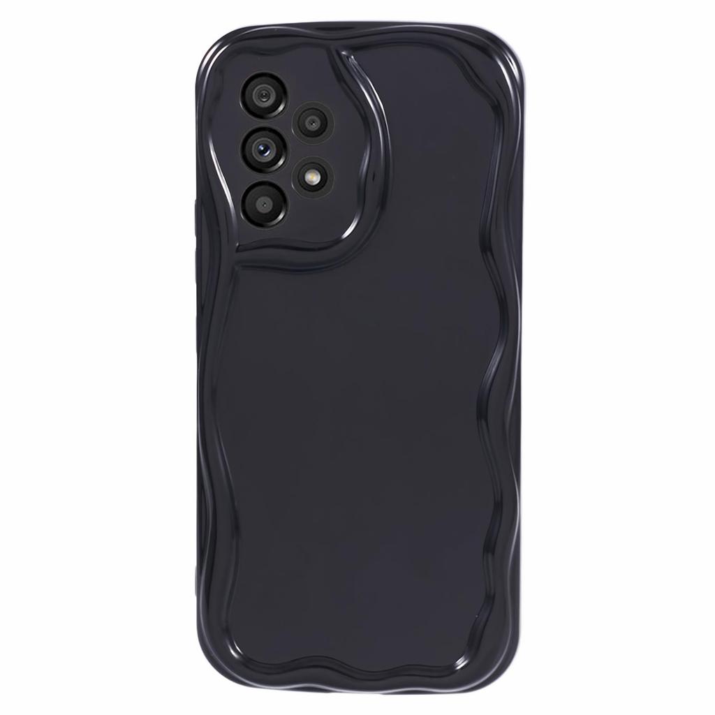 YX Series For Samsung Galaxy A53 5G Phone Case Wave Frame Shape TPU Cover (Precise Cutout)