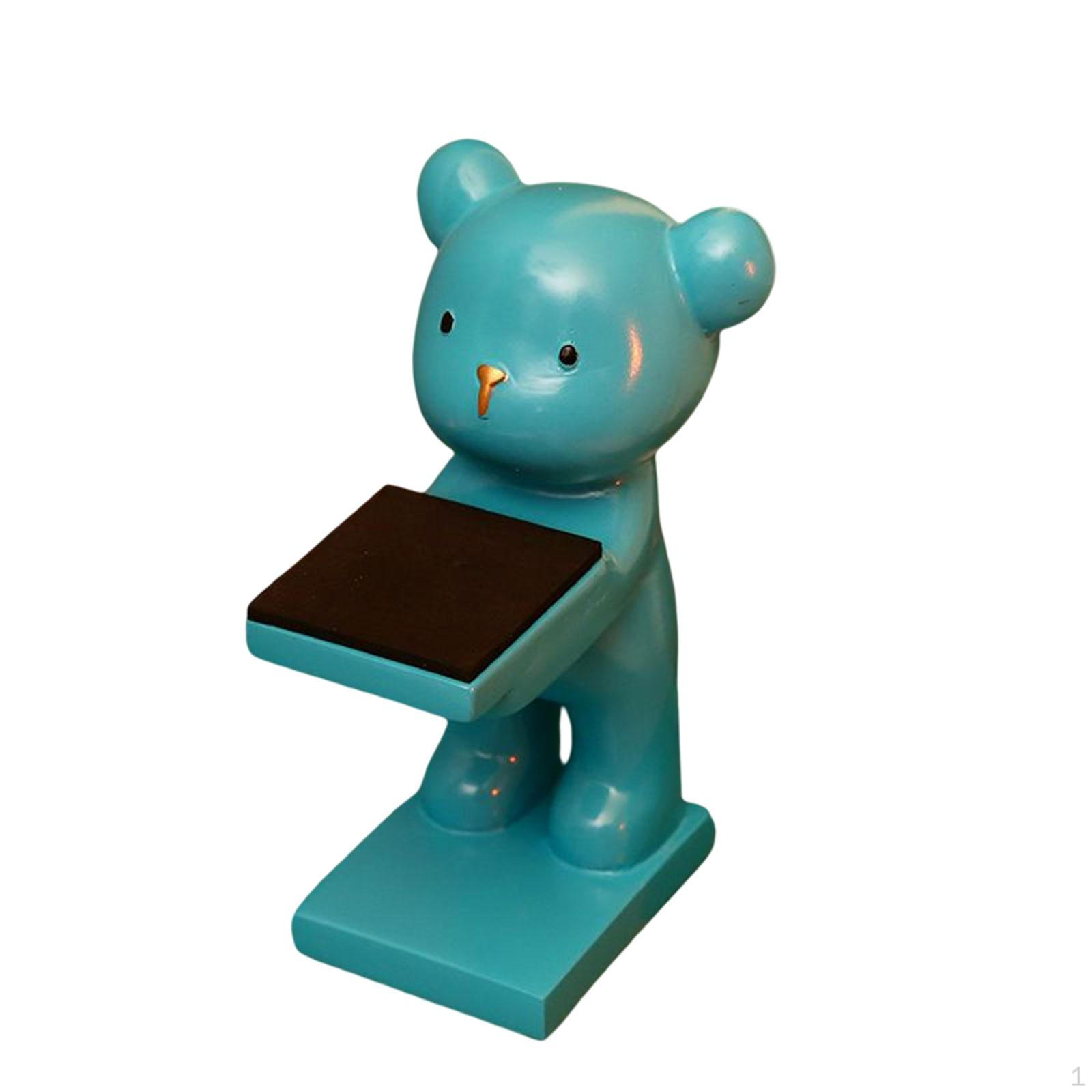 

Adorable Bear Watch Holder for Jewelry Organization and Display синій