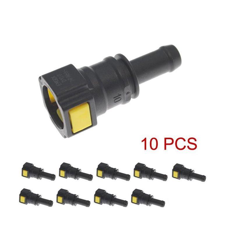 Fuel Line Hose Coupler Quick Release Connect Connectors 10PCS ID10 20805109 For RENAULT TRUCKS T SERIES VOLVO