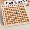 Juego de Mesa de Multiplicación 99 Sin Olor de Madera Juguete Educativo Montessori para Niños Práctica de Conteo Ayuda para el Aprendizaje Preescolar