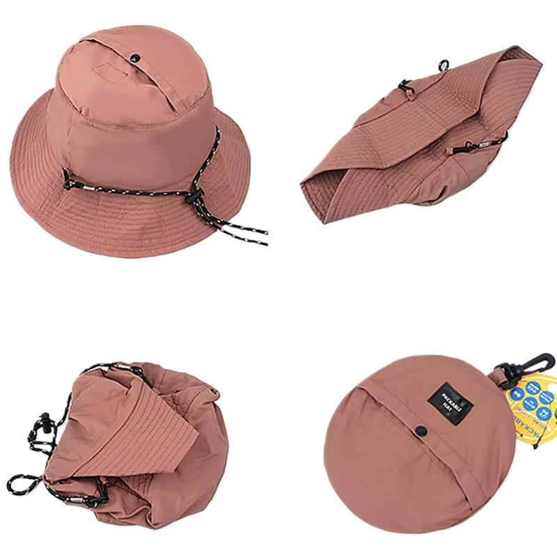 Men and Women Pocket Fishermans Hat Outdoor Use Quick-Drying Water Resistant Breathable Sun Hats Foldable Camping Hiking Mountaineering Buck