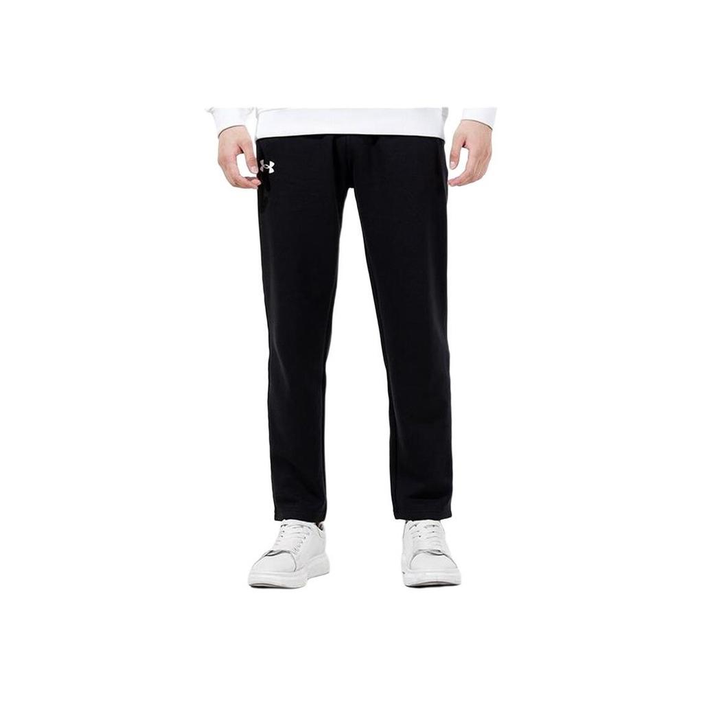 Under Armour Training Knit Straight-Leg Pants Men Bottoms Black 21600703-001