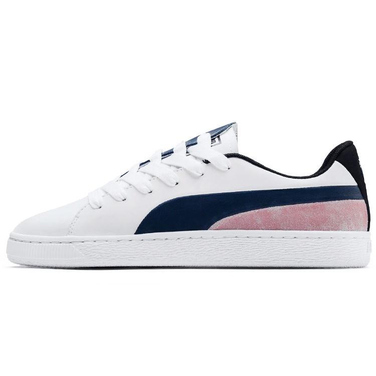 (WMNS) PUMA Basket Crush Paris  White Blue Pink  Women s 369598-02 EU 37
