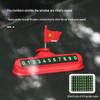 High-End PVC Temporary Car Parking Phone Number Plate Dashboard Ornament