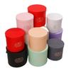 1PC Handheld Paper Boxes Flower Packaging Box Candy Box Round Flower Box Bouquets Tote Bag Gift Boxes Bouquet Flower Boxes