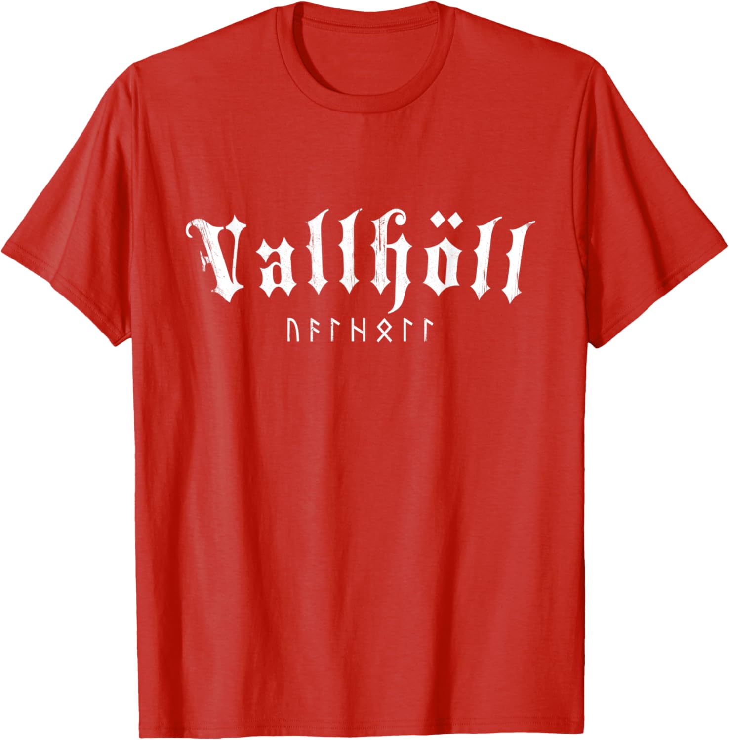 

Valhöll Old Icelandic Futhark Valhalla Nordic Warrior Pagan TShirt 100 Cotton ONeck Short Sleeve Summer Casual Mens Tshirt S