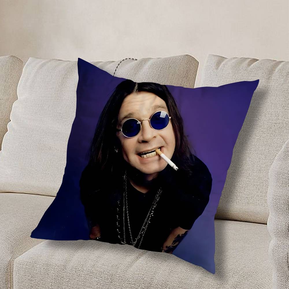 Horký kapela O-Ozzy OsbourneS Povlak na polštář Pohovka Obývací pokoj Ložnice Čelo postele Opěrka Zadní polštář Čtvercový polštář Čas na zdřímnutí