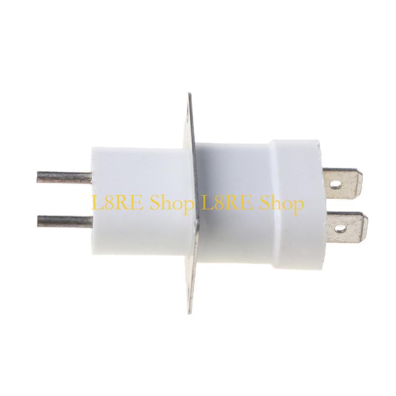 L8RE Home Electronic Microwave Oven Magnetron Filament 4 Pin Socket Converter White