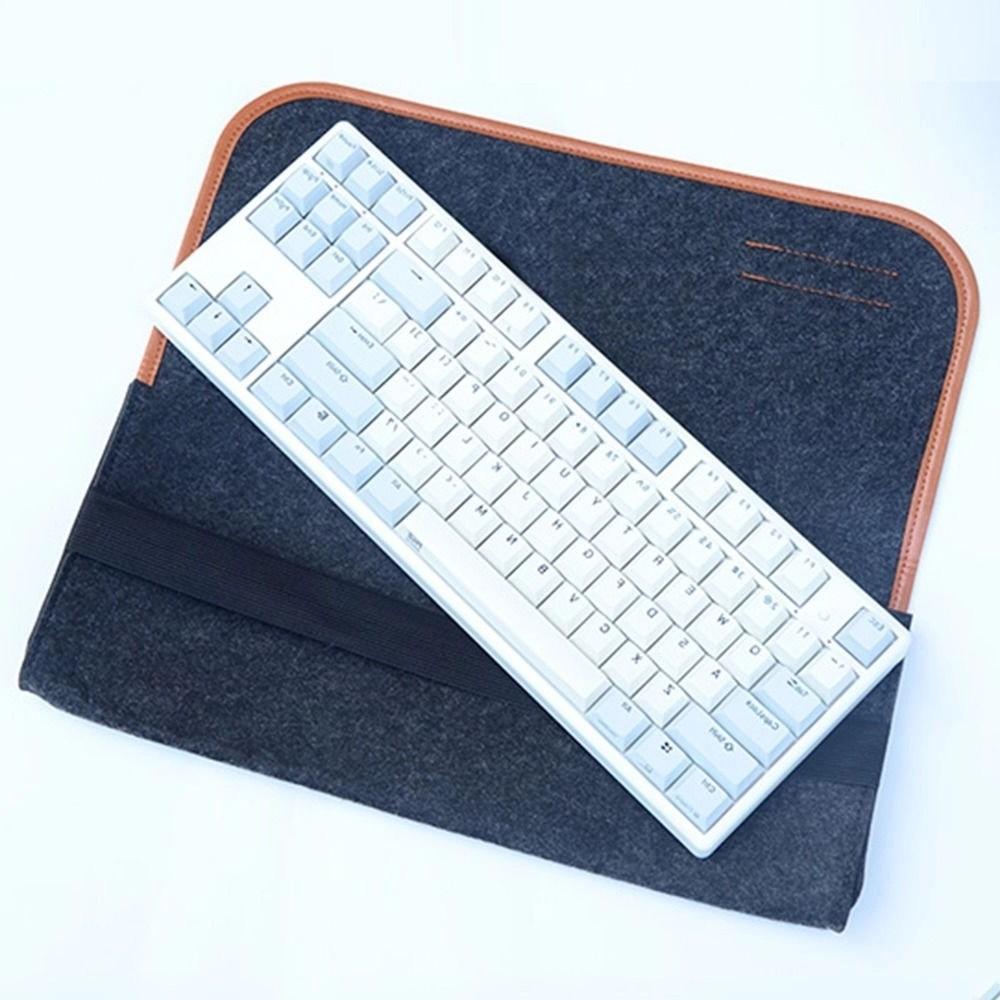 Large Capacity Keyboard Carrying Case Soft Mechanical Keyboard Bag Keyboard Felt Bag Home