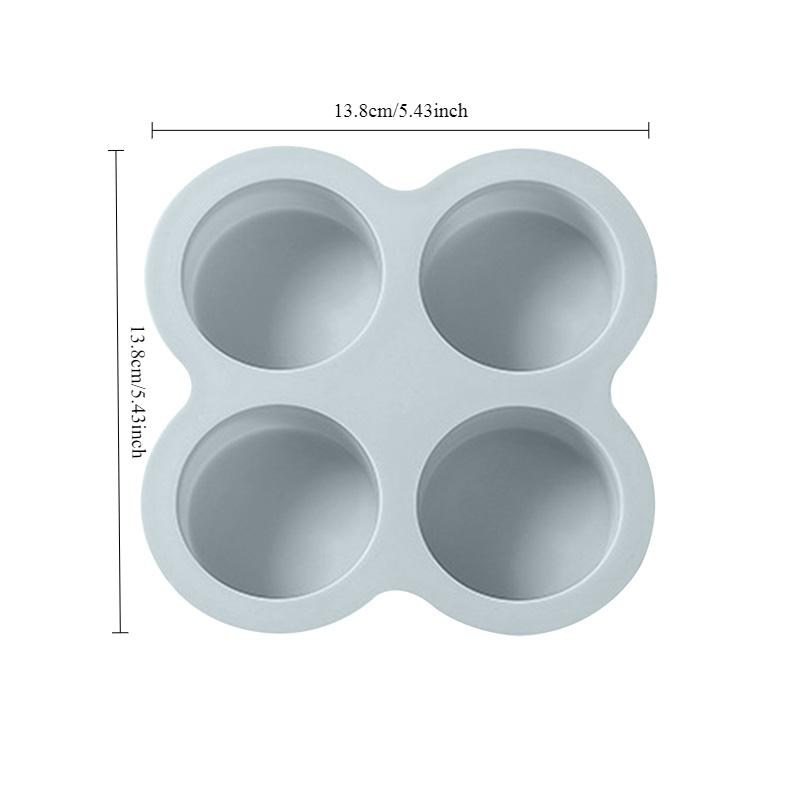 

Форма для фритюрницы, круглая, 3/4 полости, антипригарное покрытие, силиконовая форма для кексов, гамбургеров, булочек, форма для самостоятельной готовки, инструмент для выпечки жареных яиц