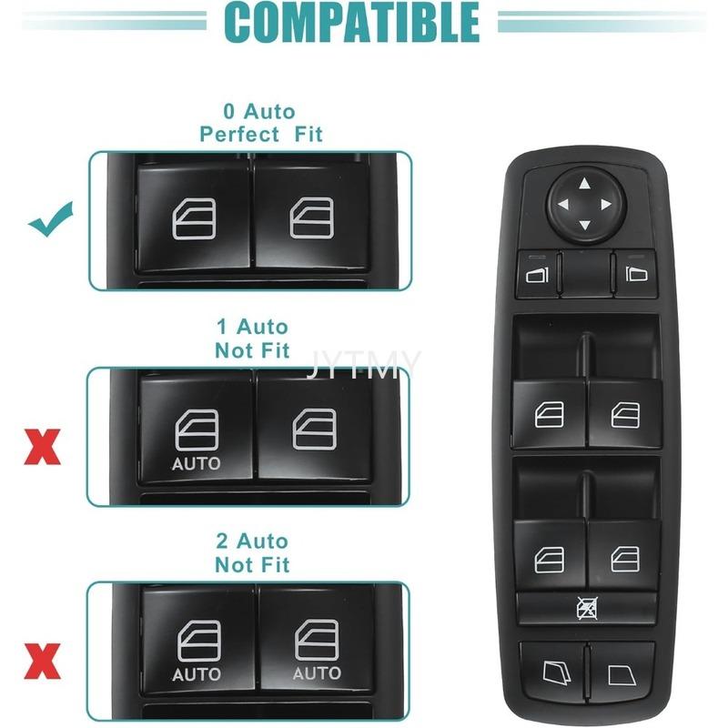 Front Left Electric Window Mirror Switch Control Button for Mercedes-Benz W164 W251 GL320 R320 R500 R63 GL450 GL550 Accessories