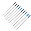 10 Pcs OPP Packaging Metal Pen Refill Ballpoint Pen for Crystal Diamond Ballpoint Pen Student Pen Rod Blue/Black Ink 7cm Length