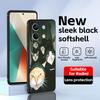 Funny Cat Memes  Phone Case For Redmi Note 14 13 12 11 Pro Plus S 5G 14C A3 Soft Black Phone Cover