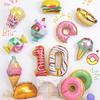 Cartoon Donut Number Balloon for 1st Birthday Party Decorations and Photo Props
