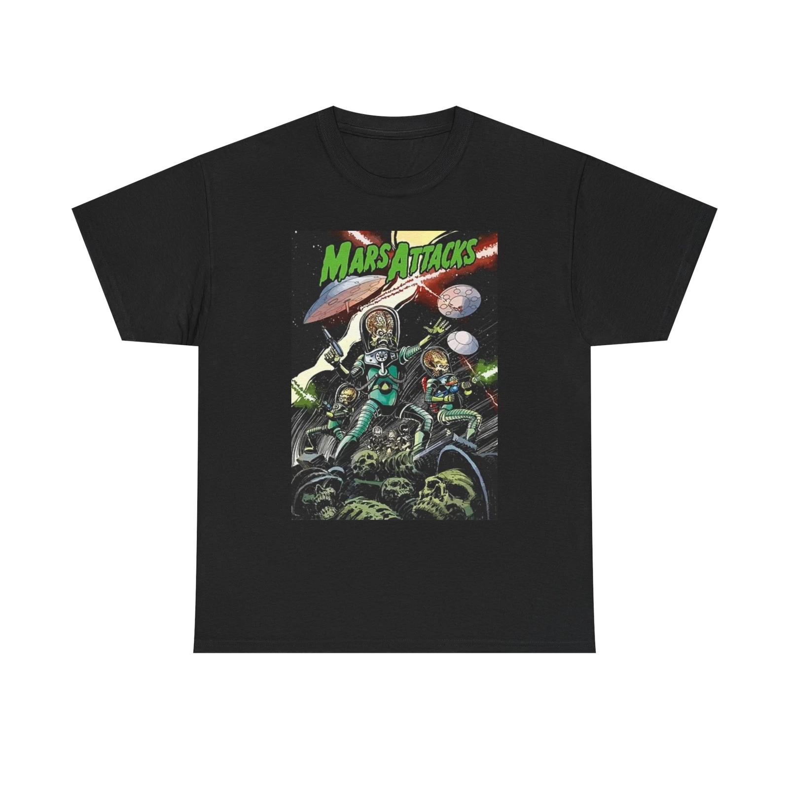 Men s and Women s T-shirts Mars Attacks Graphic S