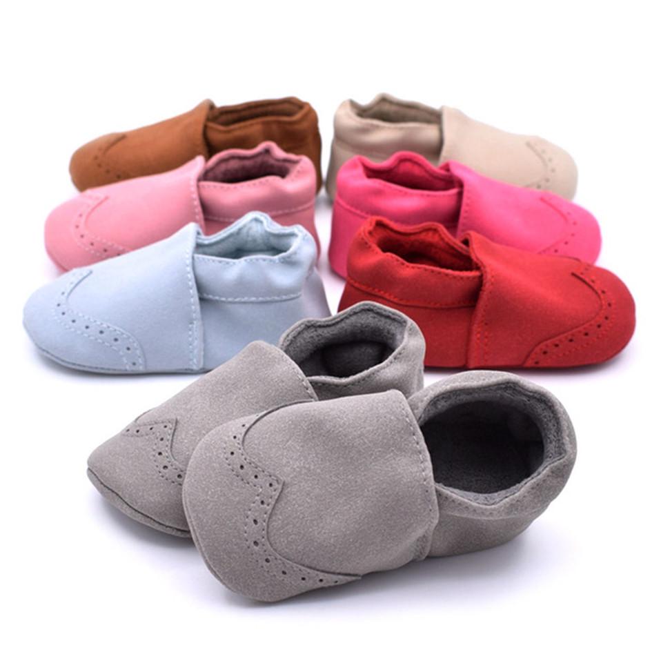 Buty dziecięce Indoor Warm Maluch Buty ze skóry nubukowej Niemowlę Dziewczyna Chłopiec Podeszwa Buty antypoślizgowe First Walker