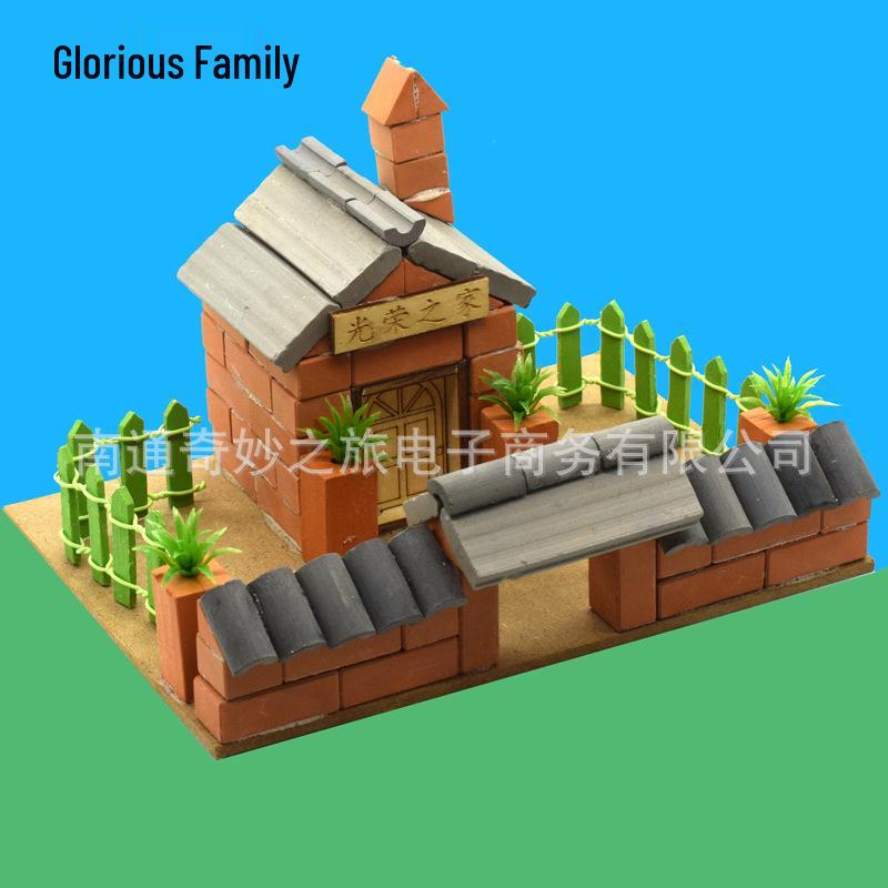 Little Bricklayer DIY Cement House Building Blocks - Educational Toy for Children