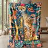 Jeweled Bow and Flowers 1 Theme blanket Lightweight Warm Flannel Blanket Decorative Throw Blanket for Home Decoration
