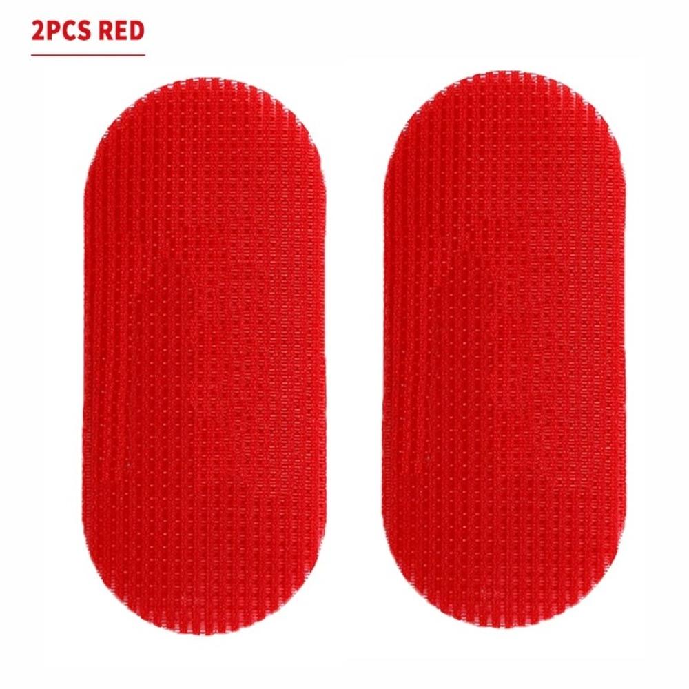 

2Pcs Magic Nylon Hairdressing Grippers Salon Cutting Barber Grippers Hair Tapes Hair Styling червоний